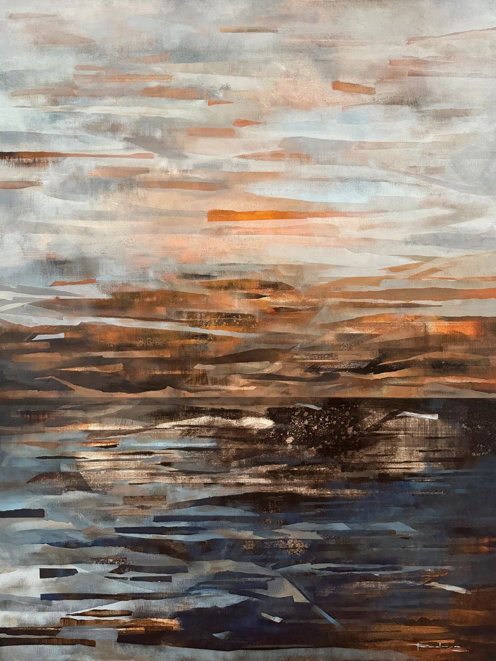 

Between water and light, 36 x 48 inch , Acrylic on canvas , 2026