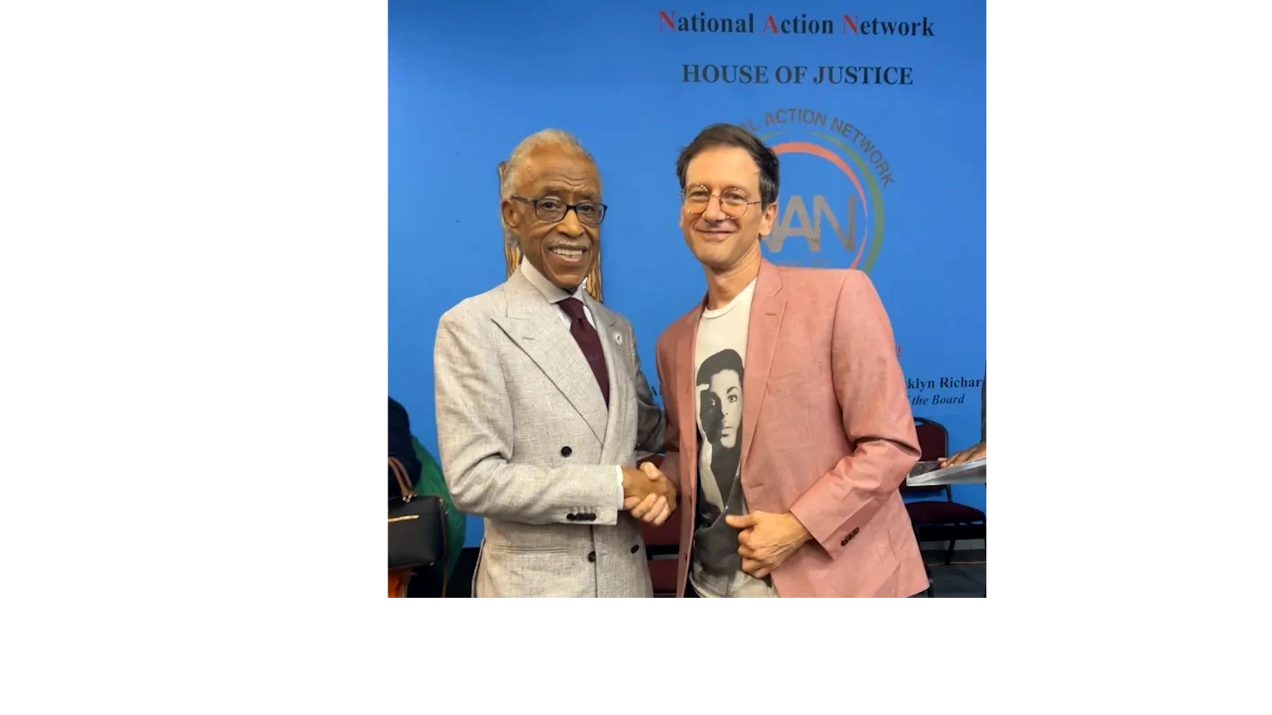With Rev. Al Sharpton — National Action Network