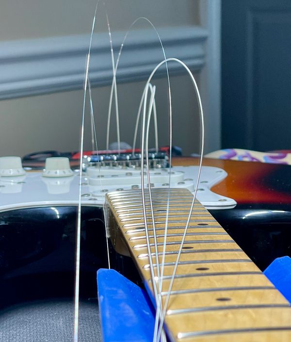 Fresh strings make the Strat sing