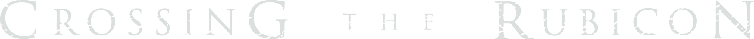 Crossing the Rubicon