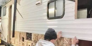 replacing side metal