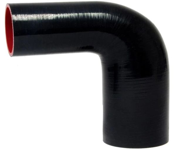 HPS 2" - 2-1/2" ID, Silicone 90 Degree Elbow Reducer