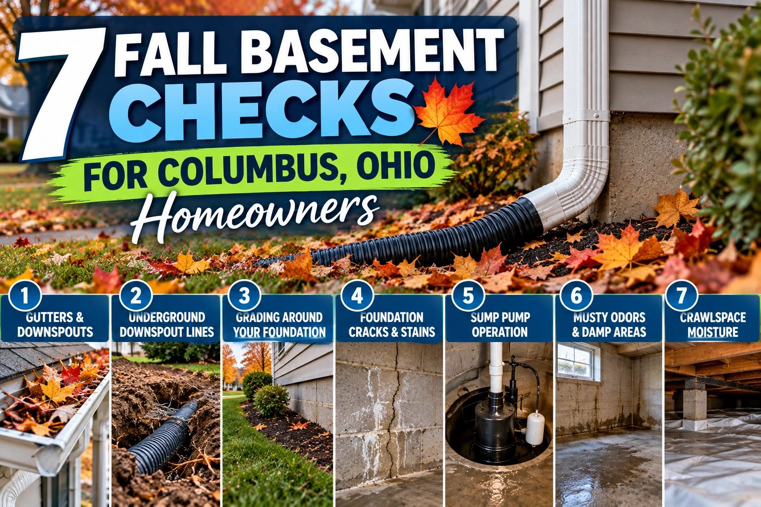 7 Fall Basement Checks for Columbus, Ohio Homeowners