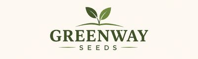 Logo for Greenway Seeds with a leaf design.