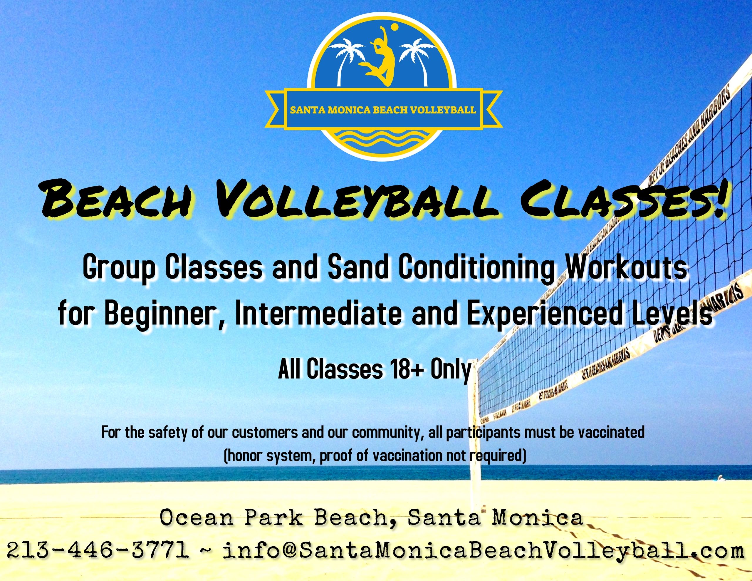 Santa Monica Beach Volleyball Home