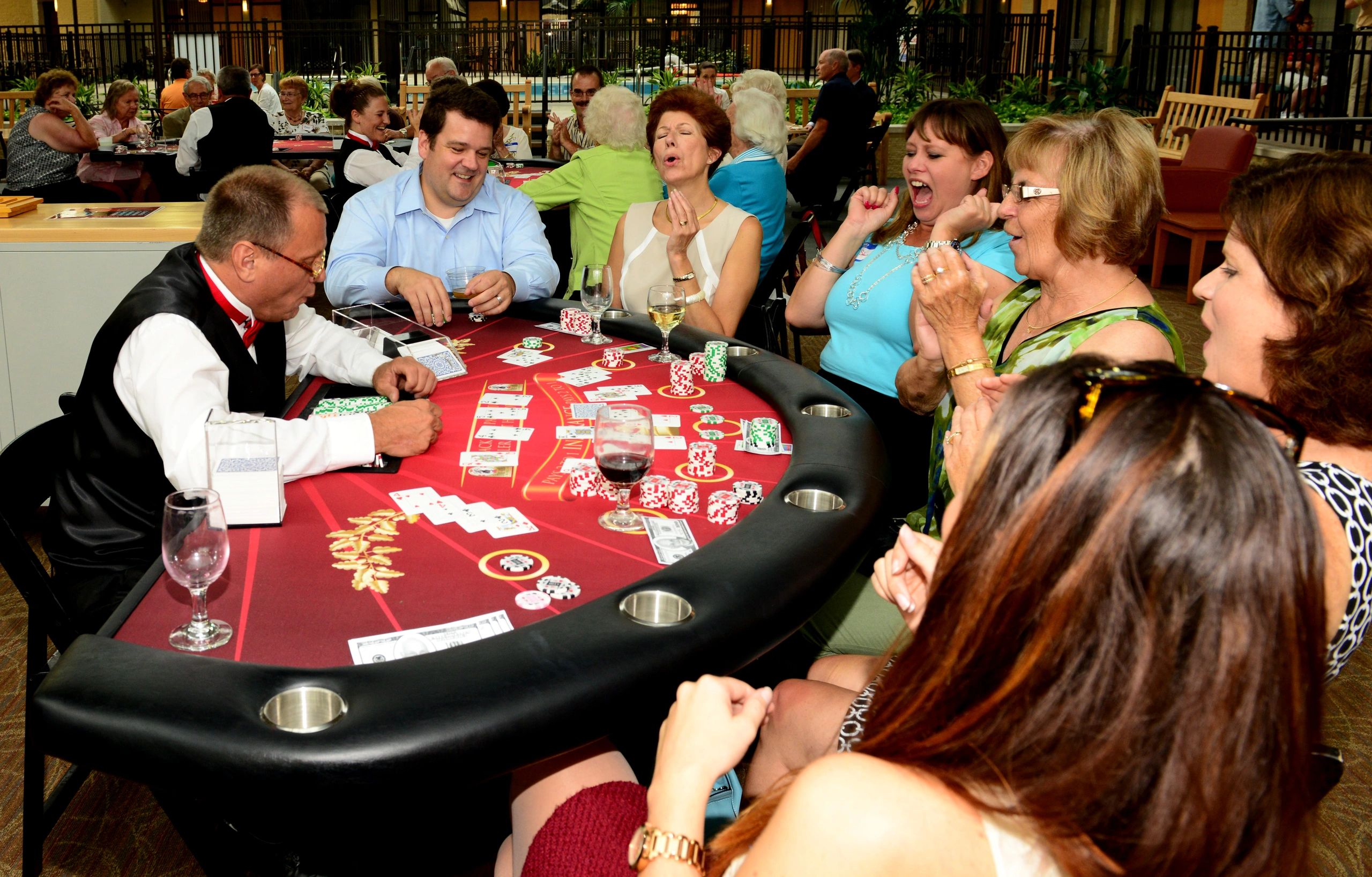 casino party rental wi