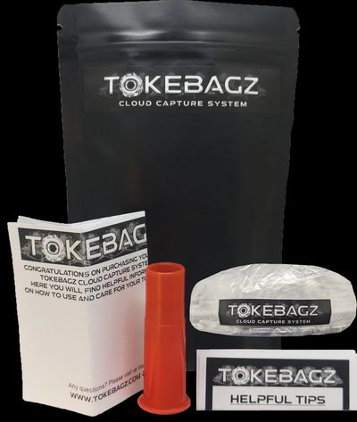 TOKEBAGZ cloud capture system kit with instructions.