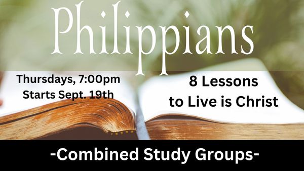 Thursdays at 7:00pm
8 Weeks beginning September 19, 2024

Breakout sessions for men and women