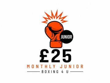 Boxing junior membership for £25 monthly.