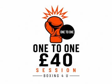 One to one boxing session for £40.