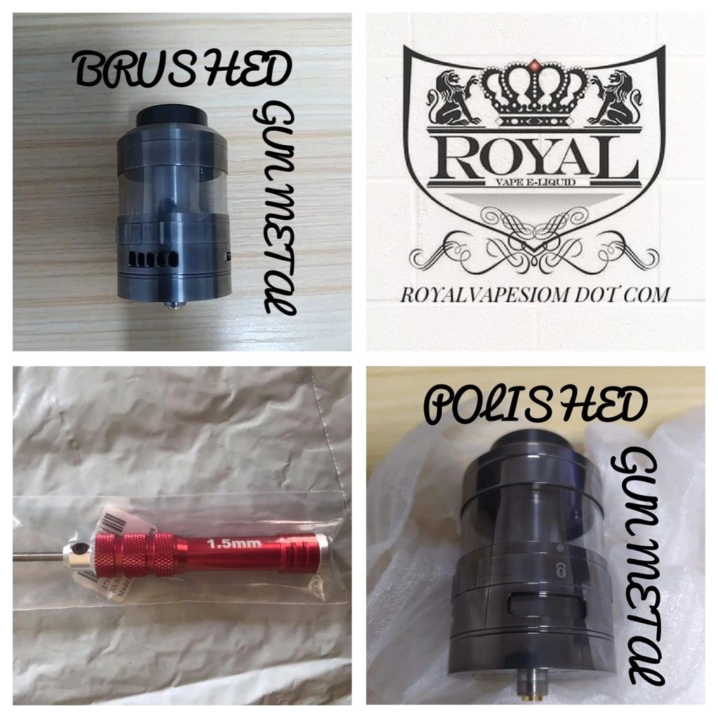 Voltrove 35mm V2 LE RTA Gun Metal * Free Hex Driver whilst stocks last * ( UK ONLY )