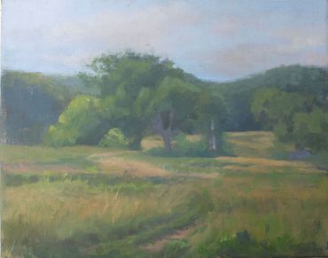 oil painting of Elk  Pass  in Bear Mountain, NY. Hudson Valley Plein-air Painting ,
