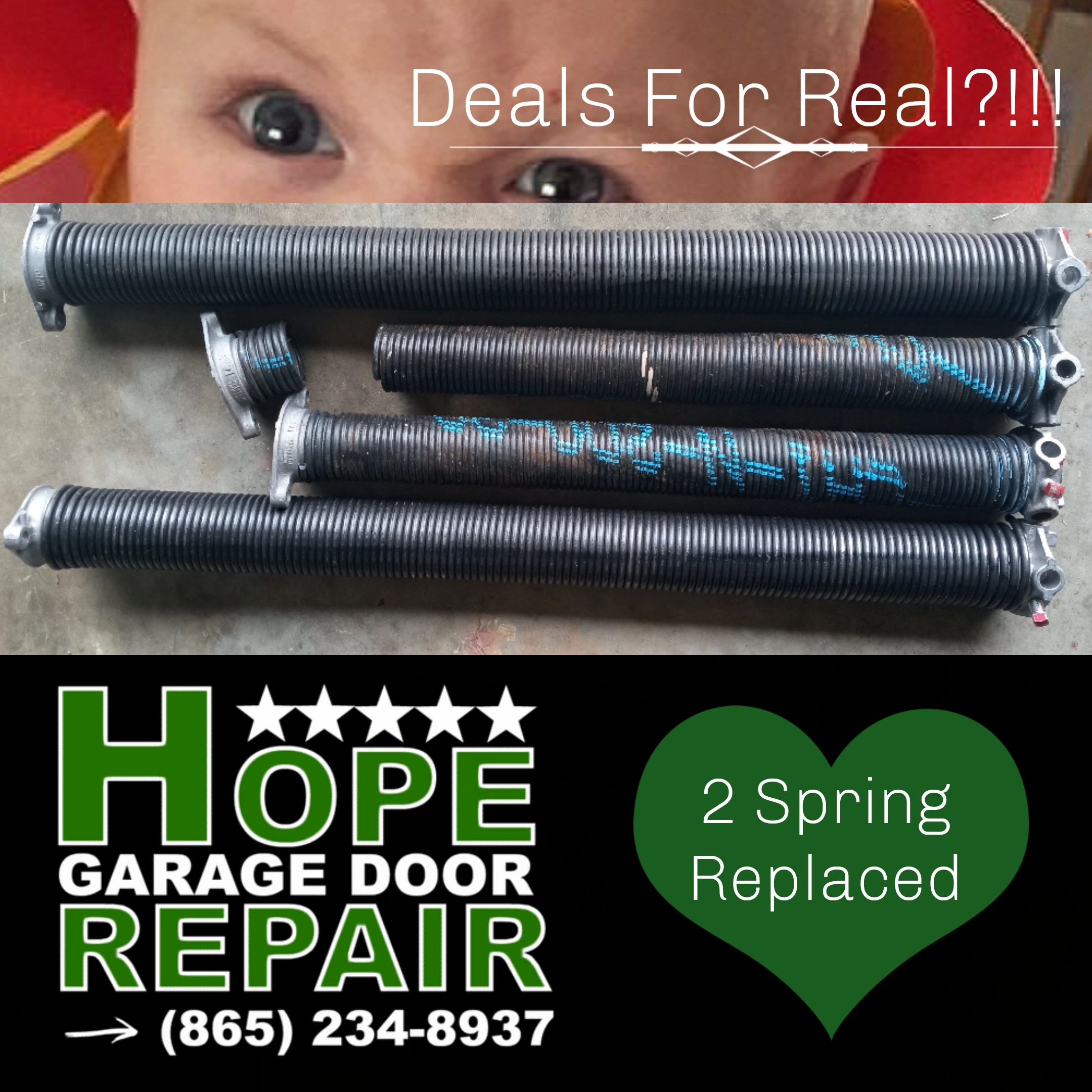 2 car garage door torsion springs
everyday deals by Hope Garage Door Repair.