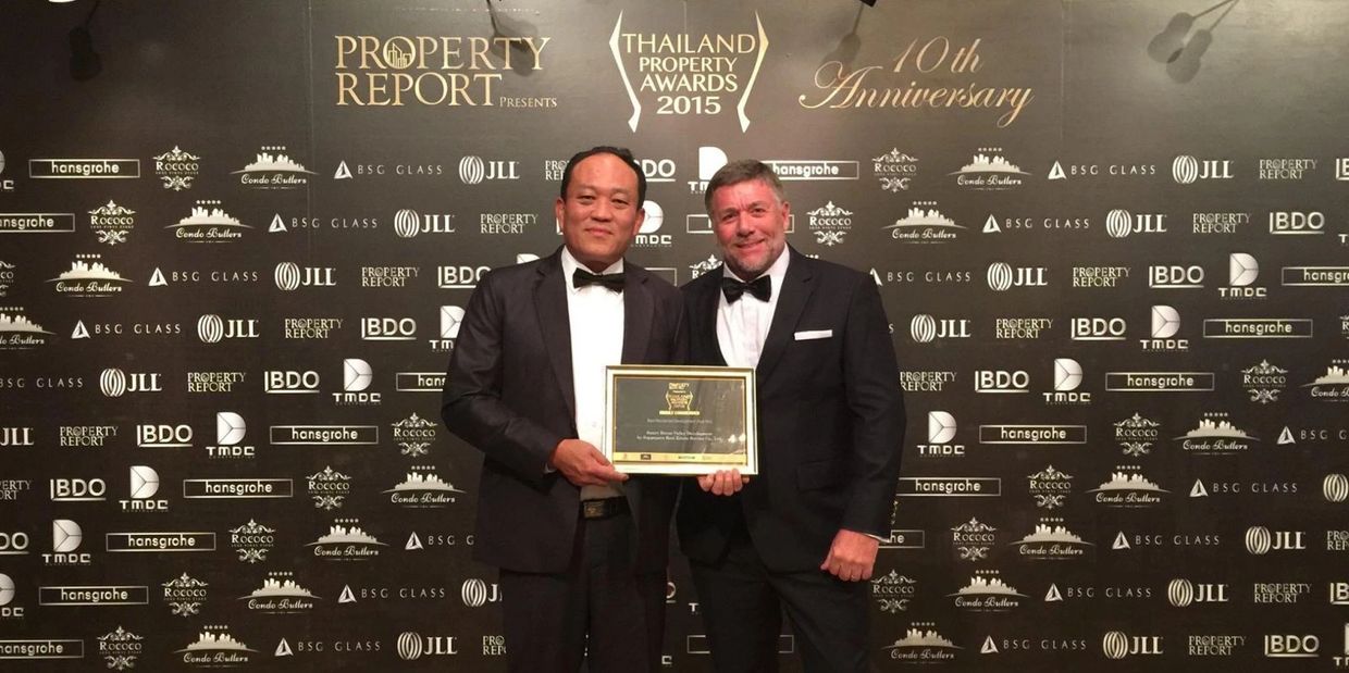 Pride the winner of Thailand property award 2017