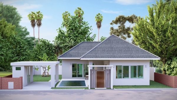 House type L2 Pool Villa retirement. 
