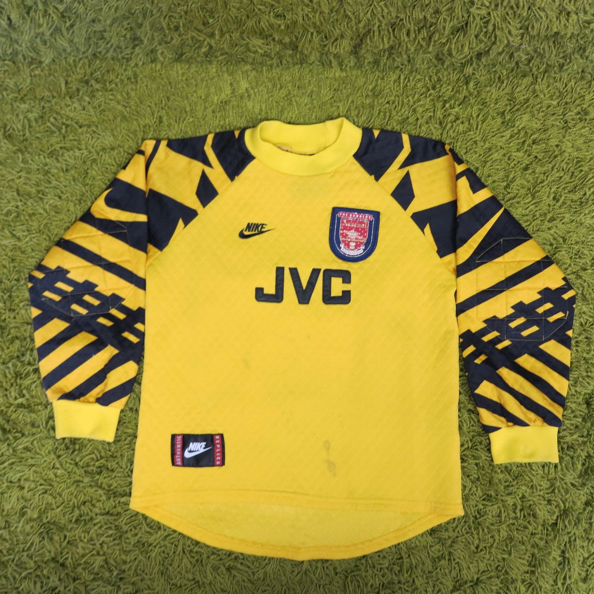 Arsenal Goalkeeper Jersey 1994/1995 Seamen #1 : The Gunners – Sport Club  Memories