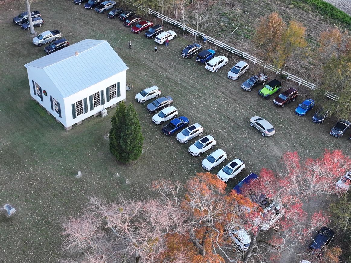 Aerial of Rehoboth site during LoveFest 24'