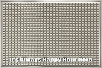 Highball & Chaser Premium Bar Mat 18in x 12in 1cm Thick Durable and Stylish Service Bar Mat for Spills, Coffee, Bars, Restaurants, Counter Top Dish