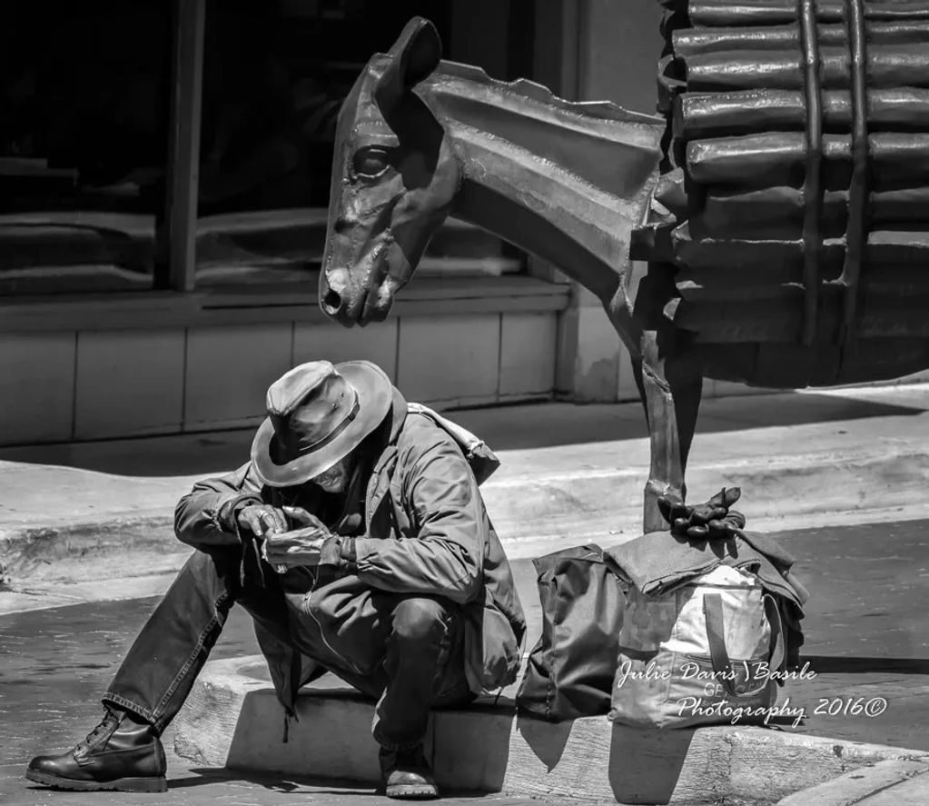 Desperado - chosen to hand at the "Shades of Gray" photography show in Albuquerque, NM 