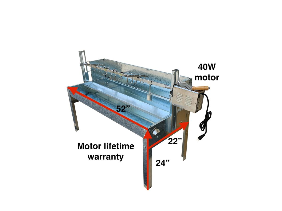 Charotis Propane Spit Roaster/Smoker 50W 52 SSG1