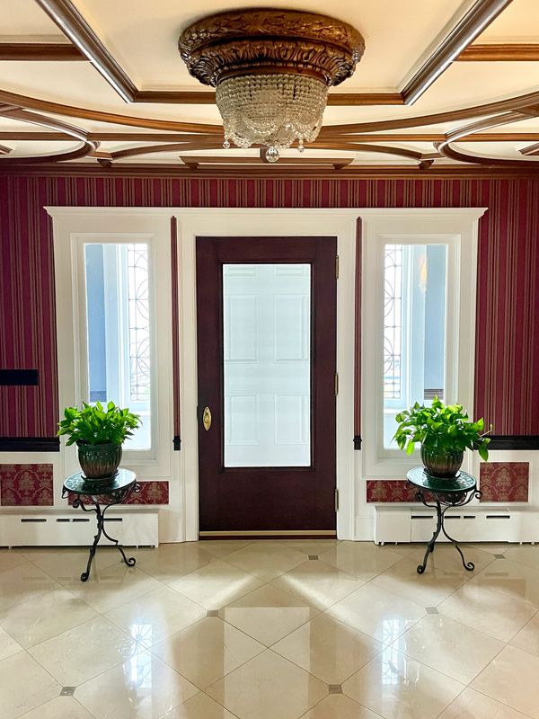 House Plants in Entryway