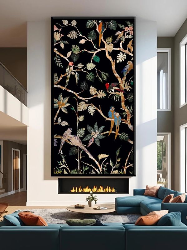 stone inlay wall