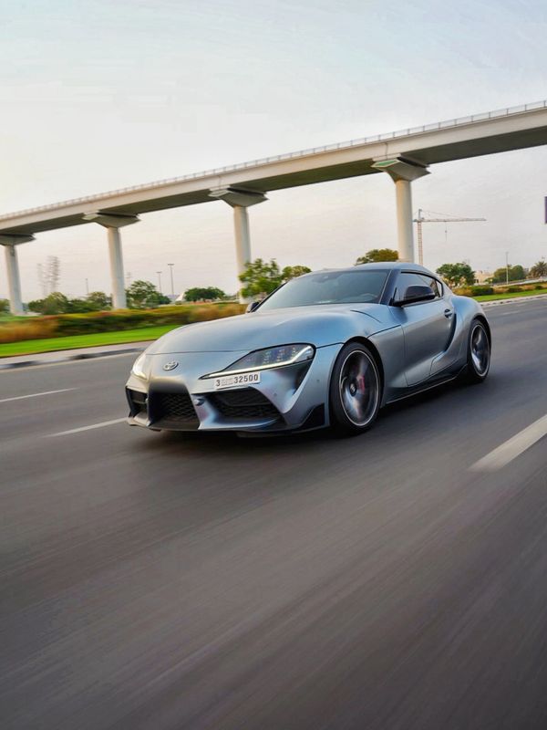 MK5 Toyota Supra detailing: Surgical precision car care and paint protection in Dubai Marina.