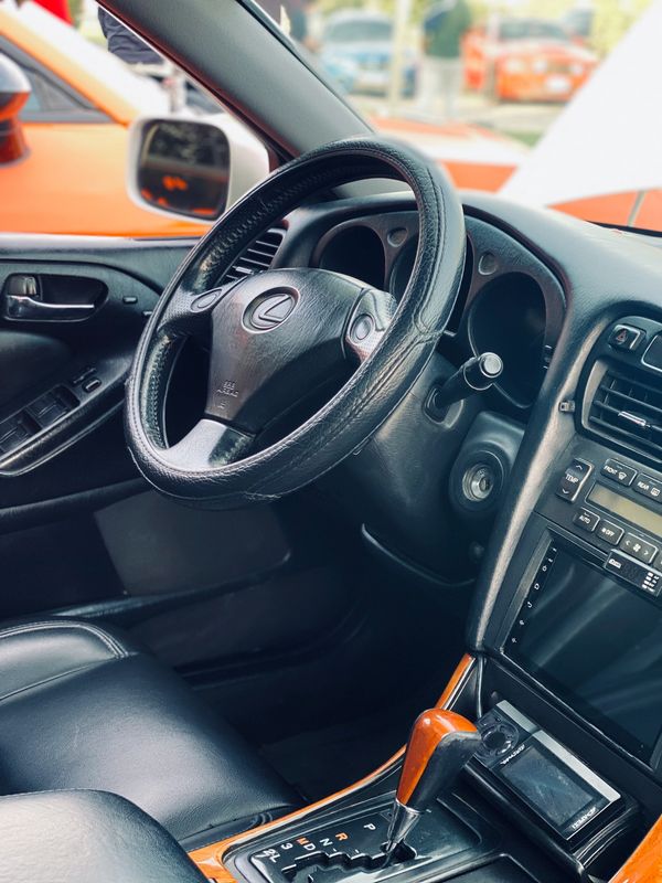 Interior car detailing restoration for Lexus GS400 project car to showroom star status Dubai.