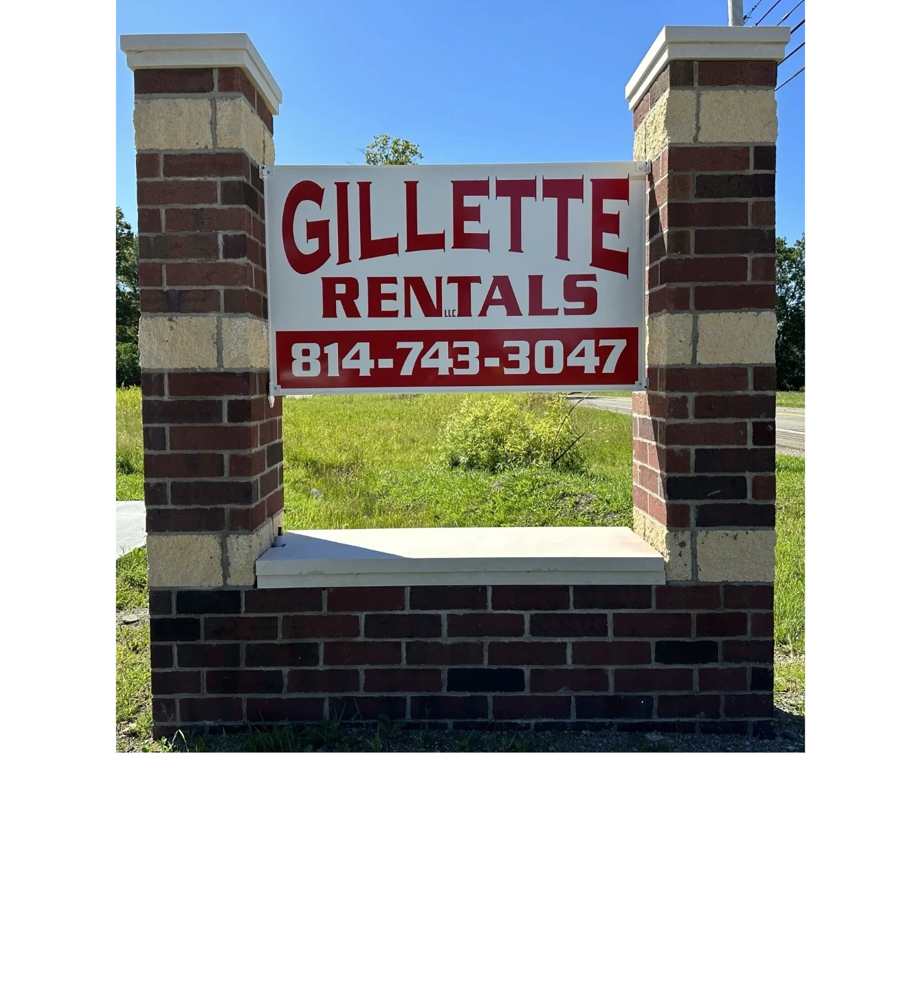 Gillette Rentals of Edinboro, Pennsylvania