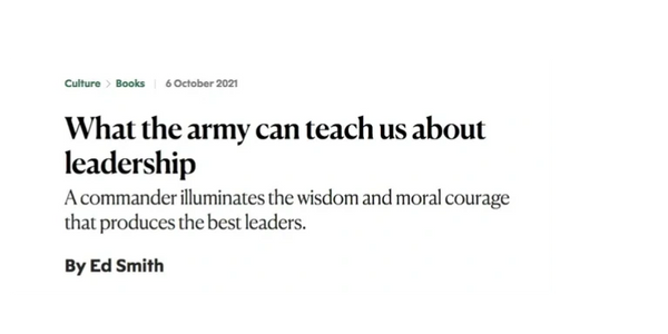 New Statesman article by Ed Smith