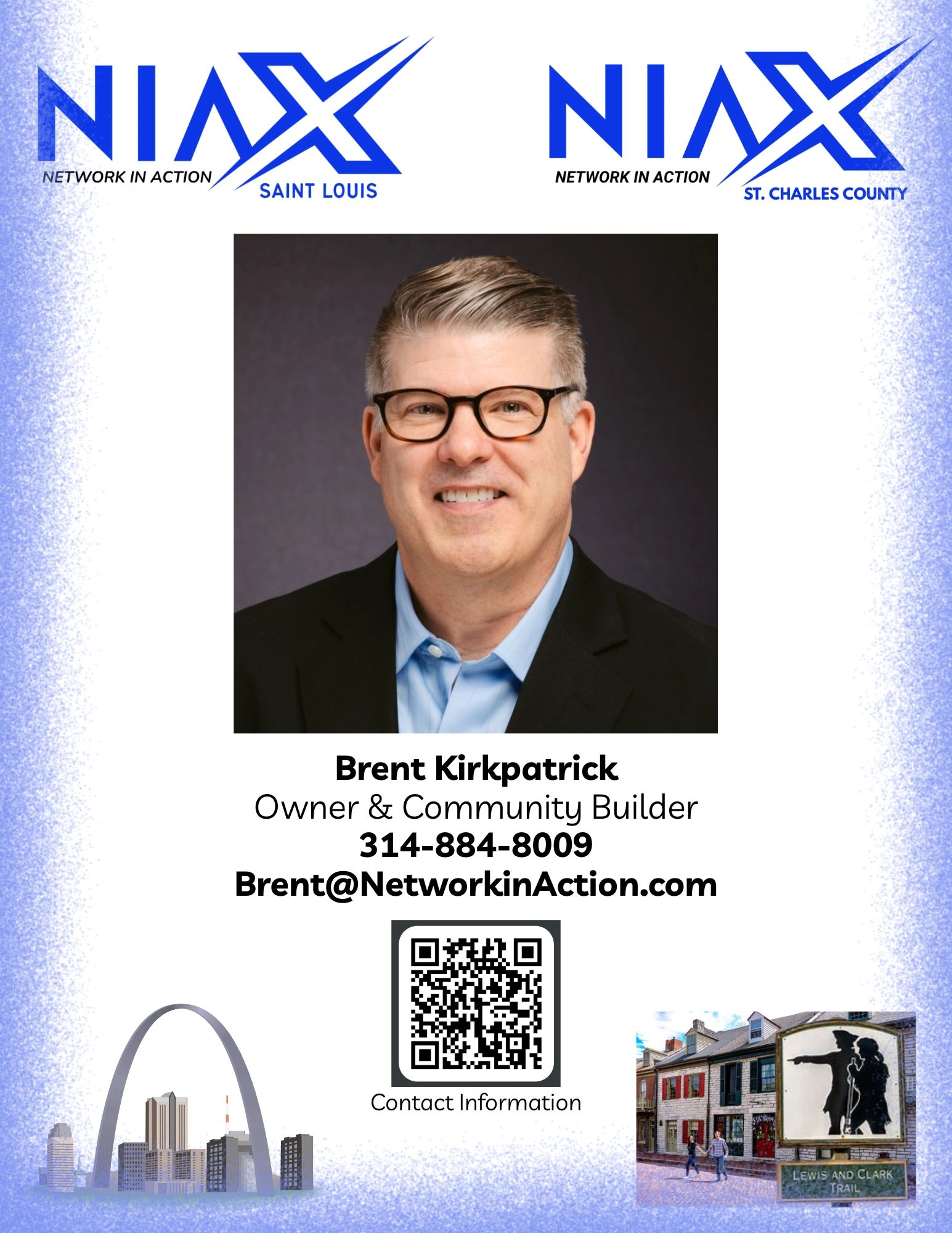 Brent Kirkpatrick, owner of Network In Action (NIAX) Greater Saint Louis Region, St. Charles County.