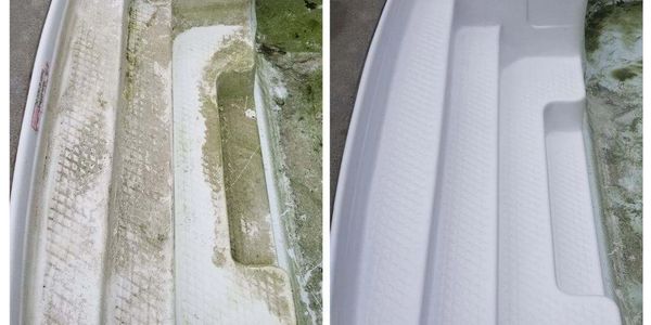 expert fiberglass pool step slide repair, make your stairs and steps look new pool liner replacement