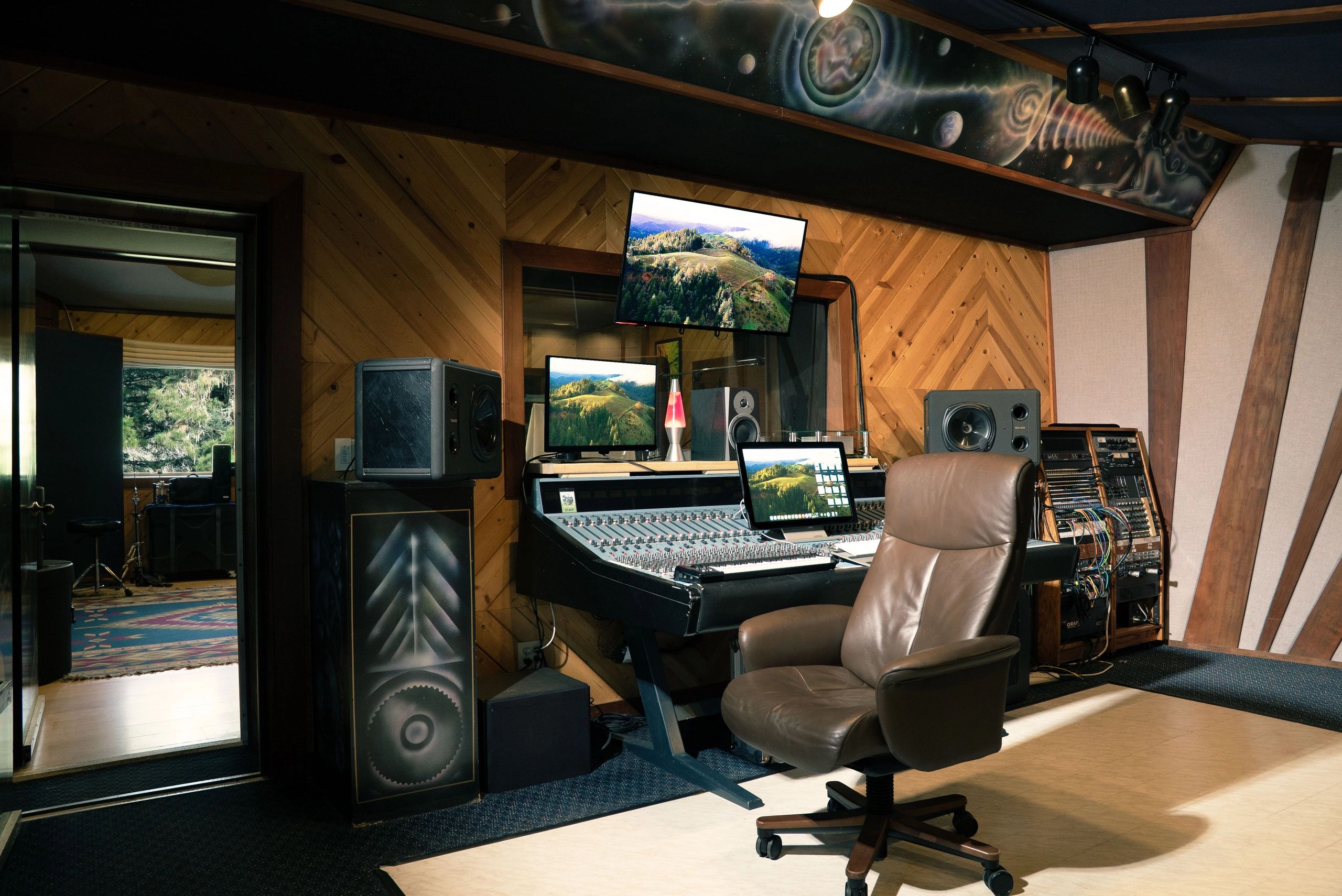 Recording studio interior for Big Bang Productions