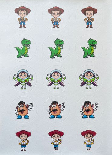 Edible Images Perth, Edible Images Rockingham, Edible Toy Story cupcake and cookie toppers