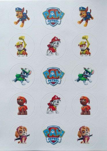 Edible Images Perth, Edible Images Rockingham, Edible Paw Patrol cupcake toppers