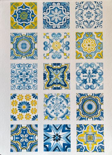 Edible Images Perth, Edible Images Rockingham, Edible Portuguese Tiles, Edible Positano cake images