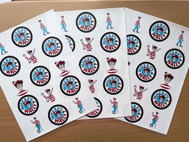 Edible Images Perth, Edible Images Rockingham, Edible Wheres Wally cupcake toppers