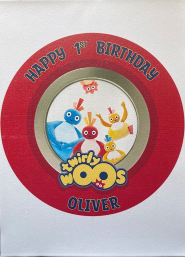Edible Images Perth, Edible Images Rockingham, Edible personalised Twirlywoos cake topper