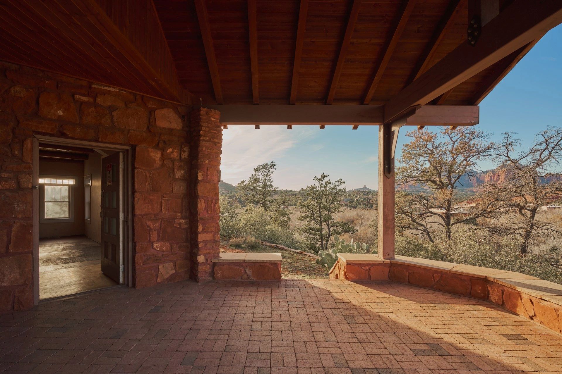 Interior archway and natural light