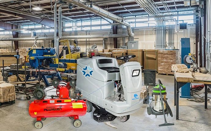 CÁc loại thiết bị và máy móc vệ sinh công nghiệp tại Điện Máy Hoàng Liên