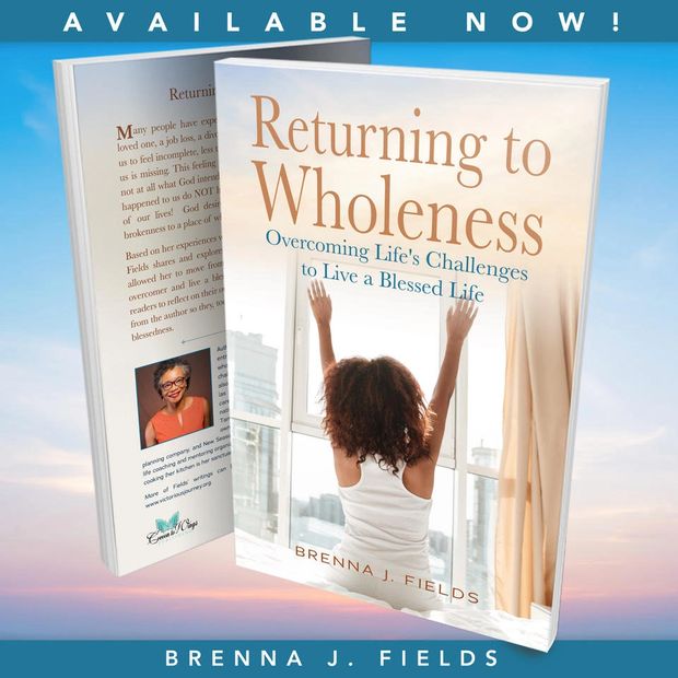 Book cover for "Returning to Wholeness" by Brenna J. Fields.