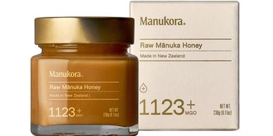 Manuka honey by Manukora with 1123+ MGO rating