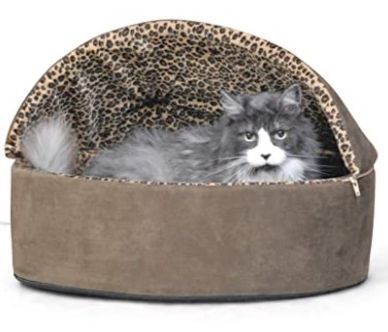 Thermo-Kitty Deluxe Hooded Cat Bed