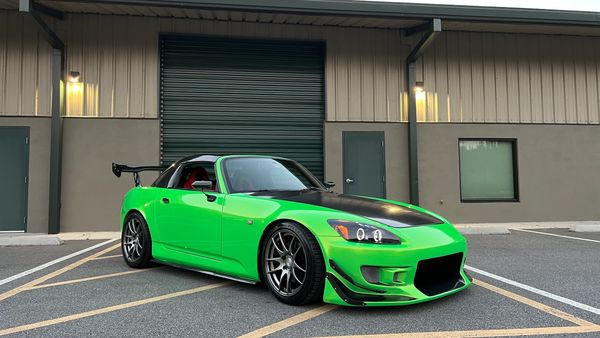 Honda S2000 Vinyl Wrapped in Gloss Green