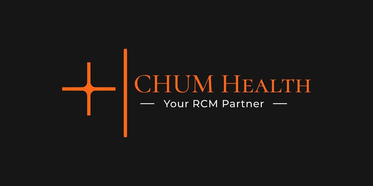 CHUM Health logo with orange and white text on black background.
