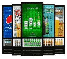 Benchtop LCD cooler digital fridge video door marketing branding advertising NZ commercial fridges