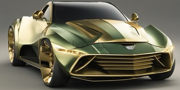 Cougar Classic Digital Art piece. Combination of serveral cars. Future 2045