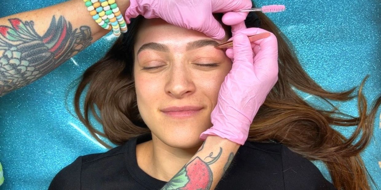 Brow waxing at Rosies Beauty Lounge Downtown Austin Texas