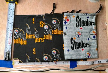 Pittsburgh Steelers handmade sewn bag