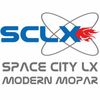 Logo for Space City LX Modern Mopar with a crab symbol.